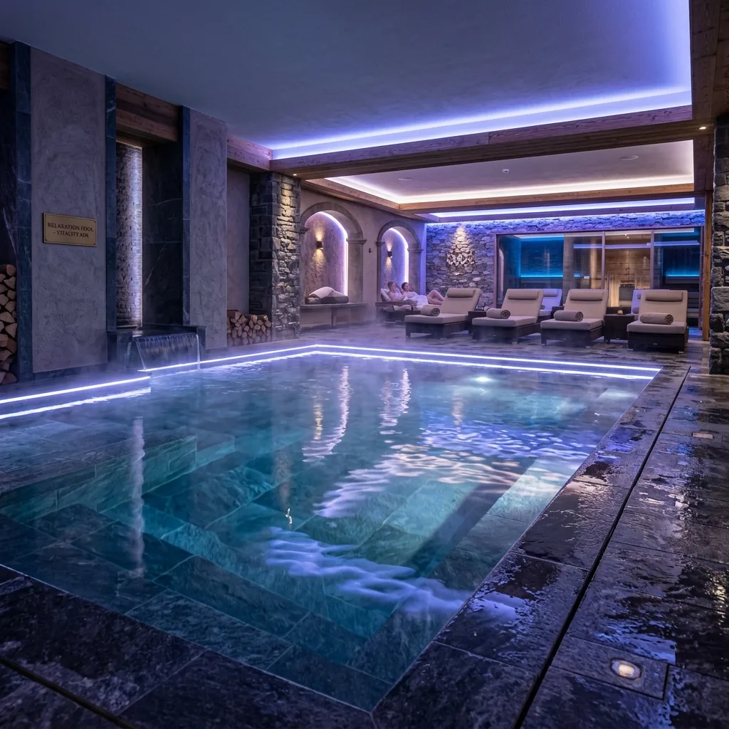 Relaxation Pool at Lotus Luxe Spa Mahipalpur